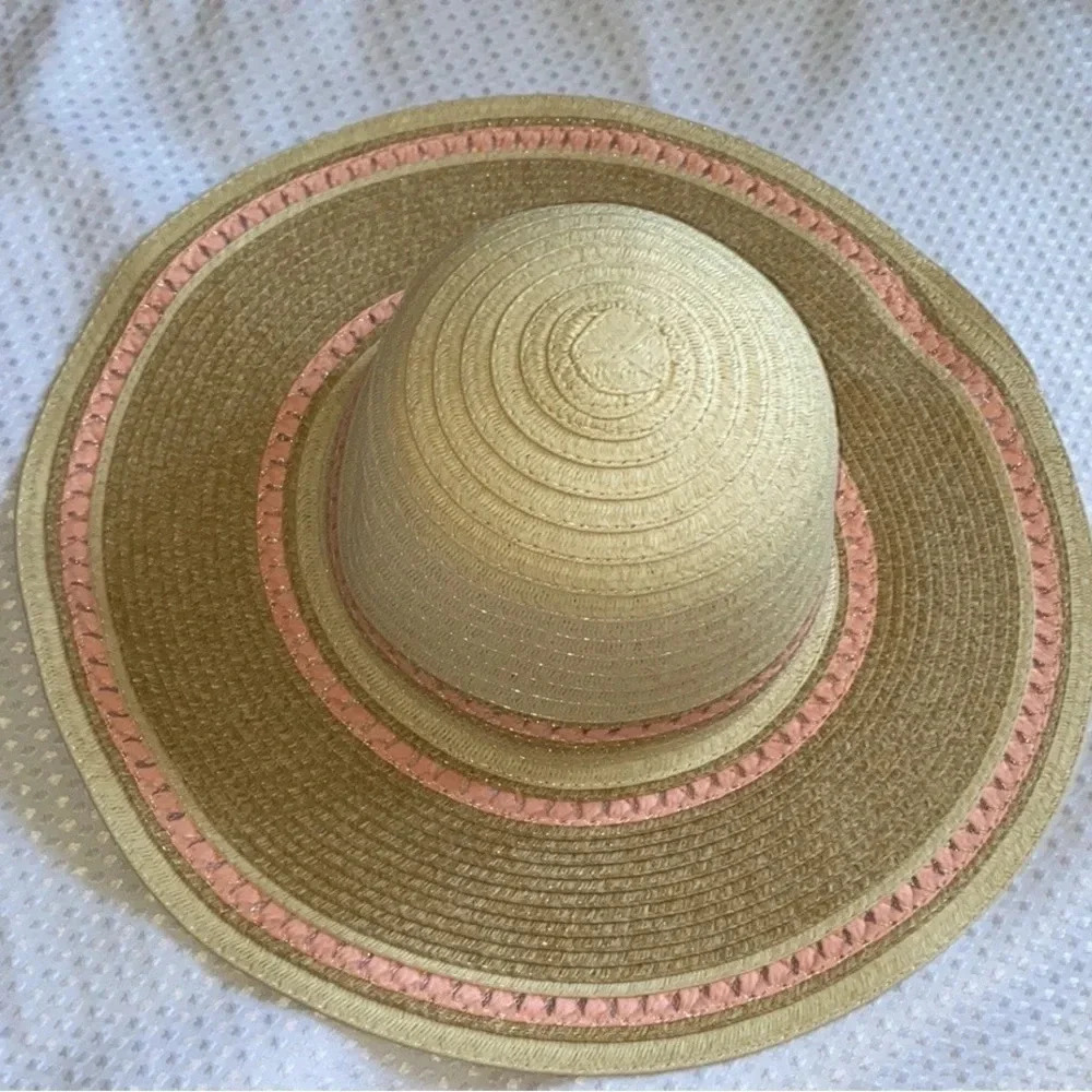 Quagga Greenleaf Floppy Beach Hat w/Matching Swimsuit Sarong Sunset OS - Picture 7 of 16